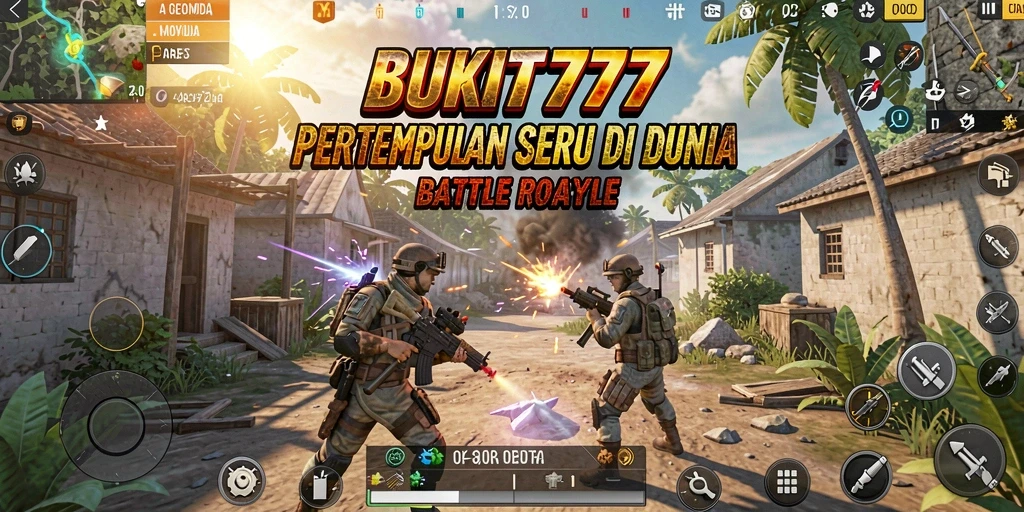 Screenshot BUKIT777 menunjukkan aksi pertempuran yang mendebarkan.