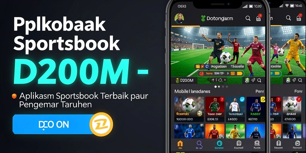 Tampilan menarik dari gameplay aplikasi sportsbook D200M.