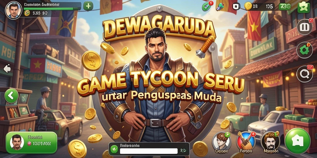 Tampilan gameplay DEWAGARUDA yang menarik dan menantang.