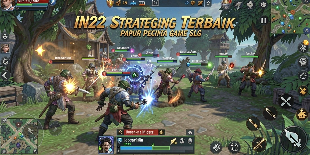 Tangkapan layar IN22 menampilkan aksi gameplay yang mendebarkan di medan perang.