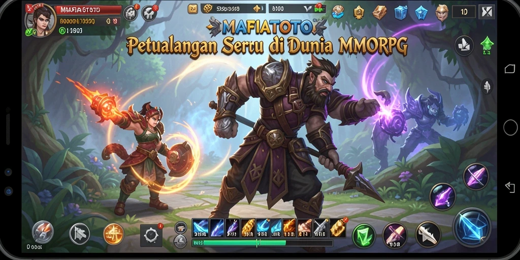 Tampilan seru dari pertempuran di dunia MAFIATOTO.
