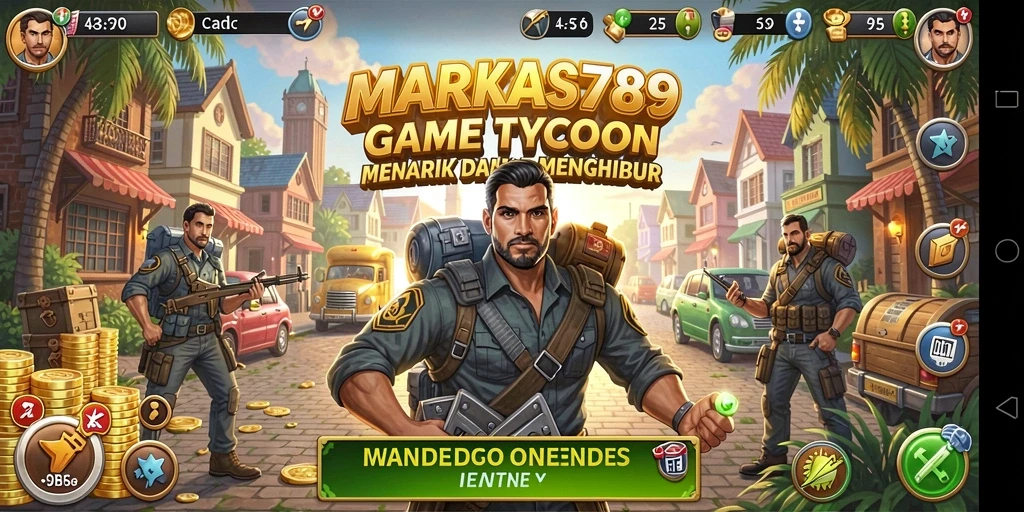 Screenshot gameplay Tycoon yang menarik dan penuh strategi.