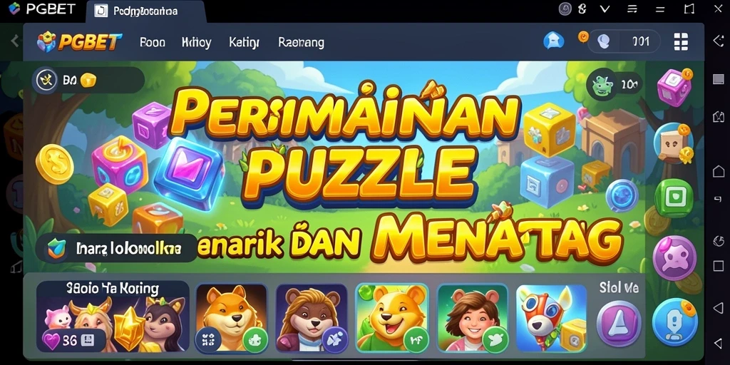 Tampilan gameplay PGBET yang memikat dengan berbagai puzzle menantang.