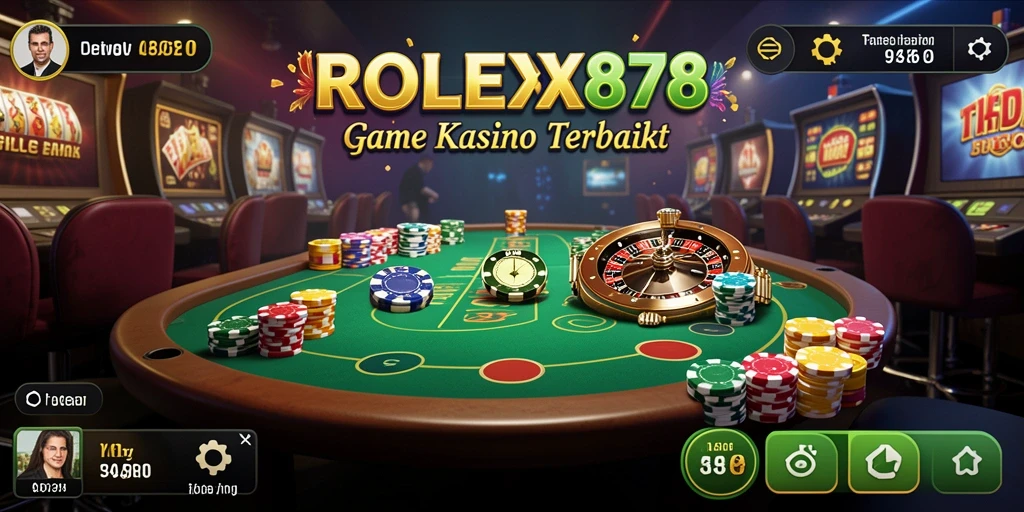 Tampilan menarik gameplay Kasino di ROLEX878.