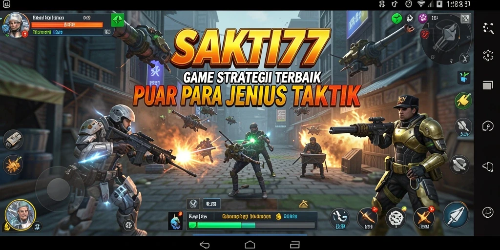 Tampilan utama gameplay SAKTI77 dengan strategi mendetail.